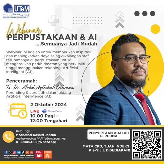 Webinar Perpustakaan & AI ..Semuanya Jadi Mudah